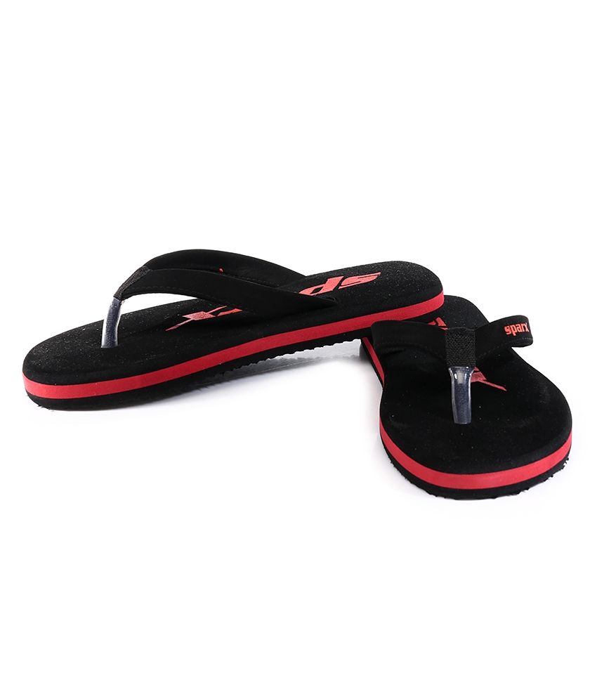 Sparx Black Slippers Price in India- Buy Sparx Black Slippers Online at ...