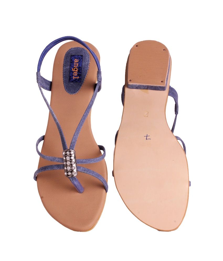 Angel Blue Women Flat Sandals Price in 