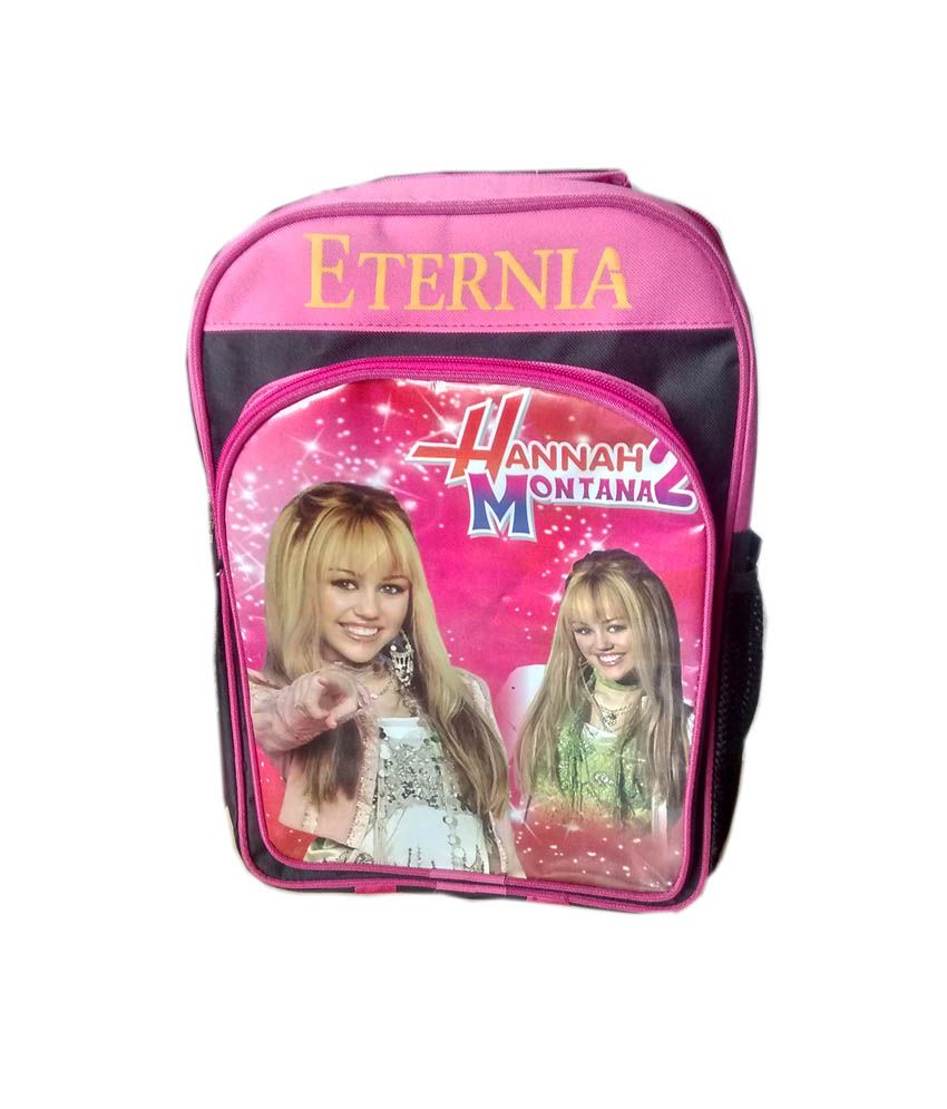 Eternia Pink Polyester Hannah Montana Kid School Bag Buy Online at