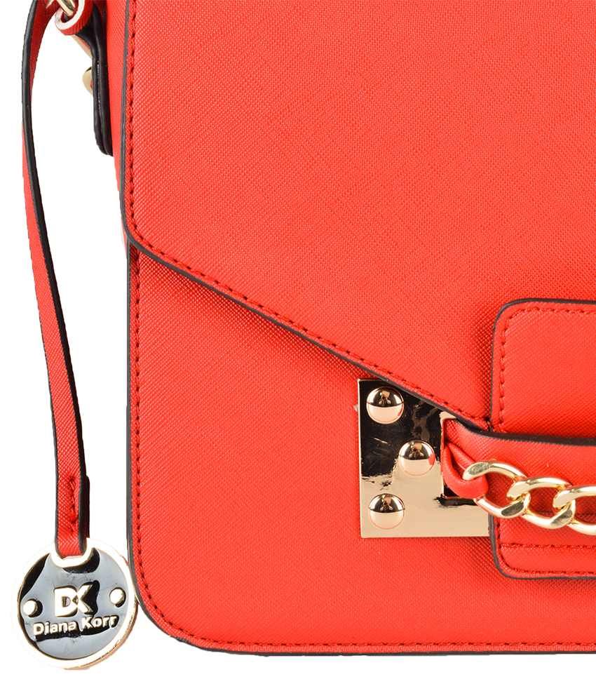 Diana Korr DK36HRED Red Sling Bags Buy Diana Korr DK36HRED Red Sling