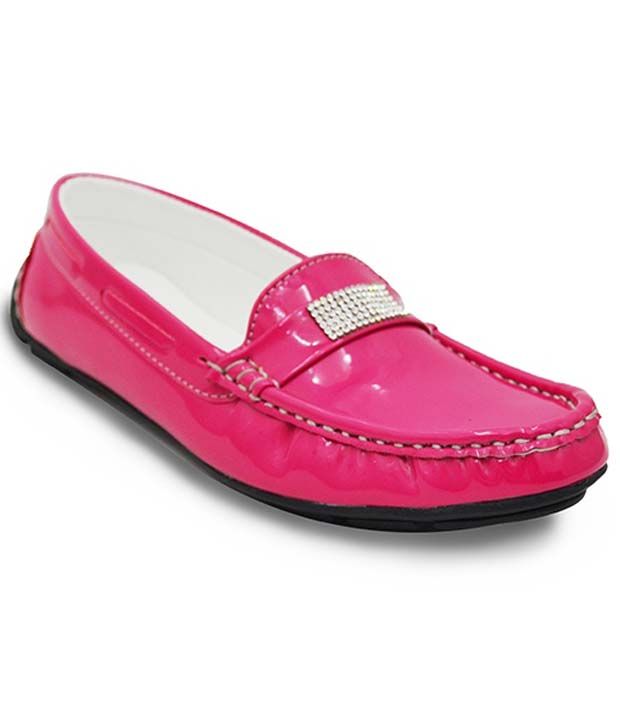 Modin Pink Loafers For Women Price in India- Buy Modin Pink Loafers For Women Online at Snapdeal