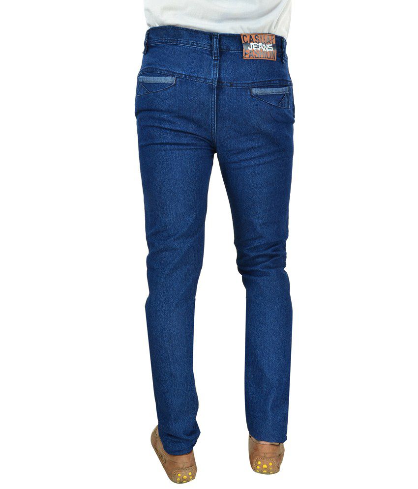 Fashion Narrow Fit Blue Jeans - Buy Fashion Narrow Fit Blue Jeans ...