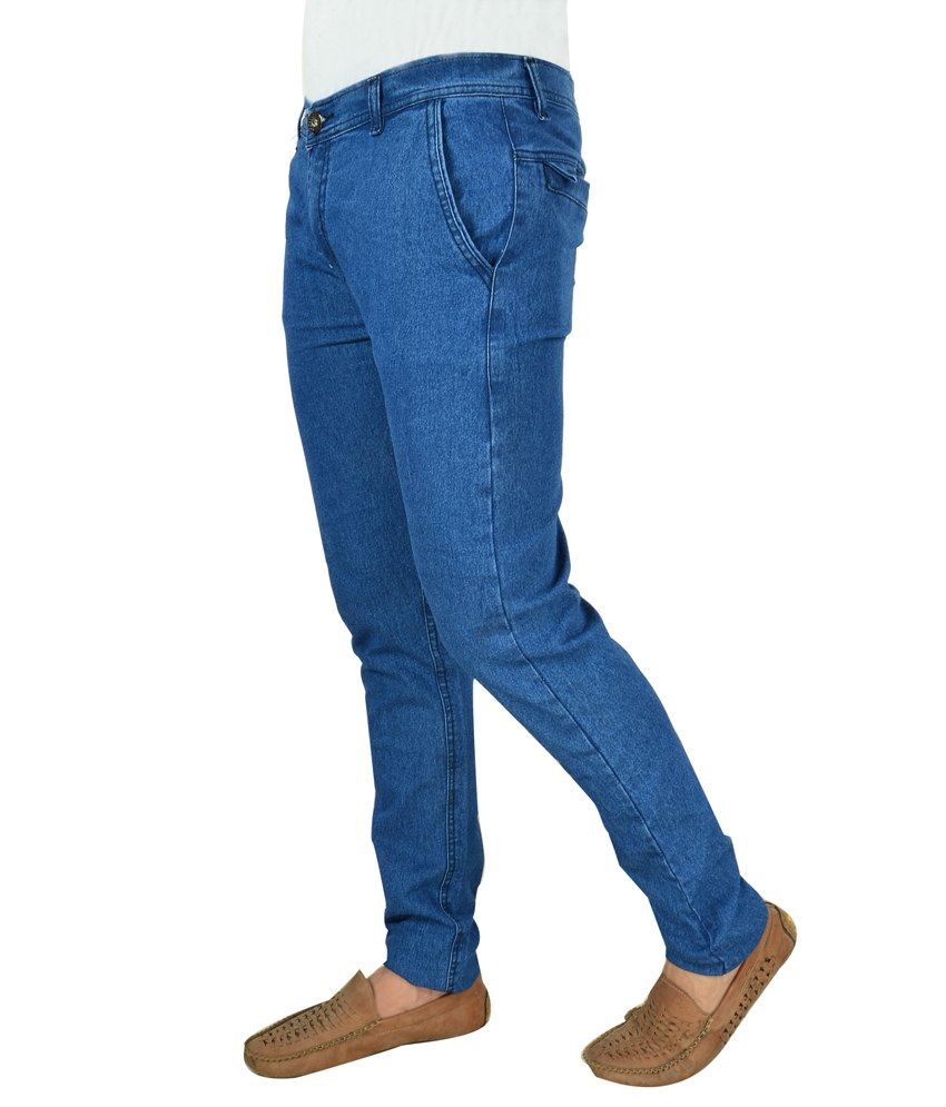 Fashion Narrow Fit Sky Blue Jeans Buy Fashion Narrow Fit Sky Blue