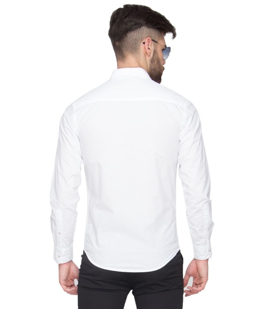 white shirt mufti