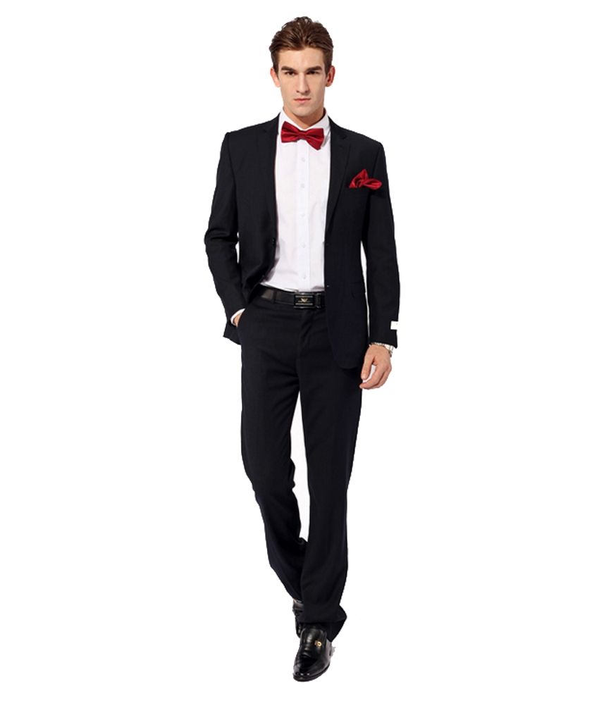 Raymond Black Poly Blend Unstitched Suit Piece Buy Raymond Black Poly