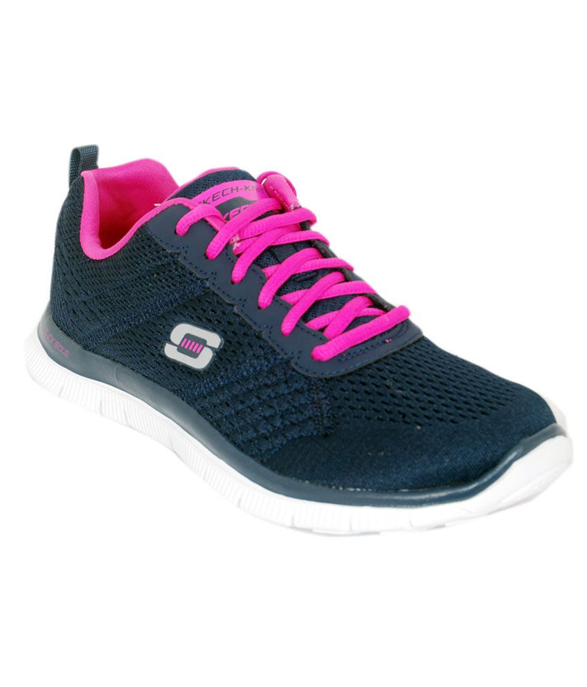 Skechers Navy Blue Running Shoes For Women Price in India- Buy Skechers ...