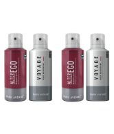 Park Avenue Combo Of Alter Ego And Voyage Deodorants - Each Set Of 2 (150mlX2)