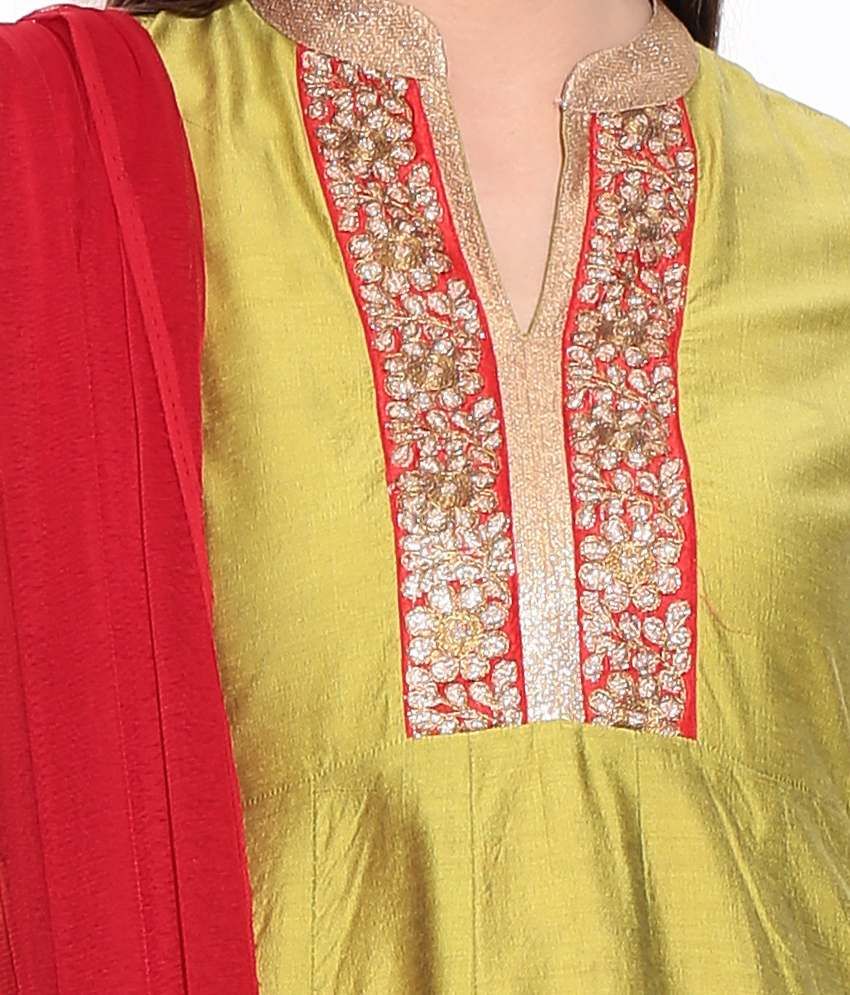 polyester churidar