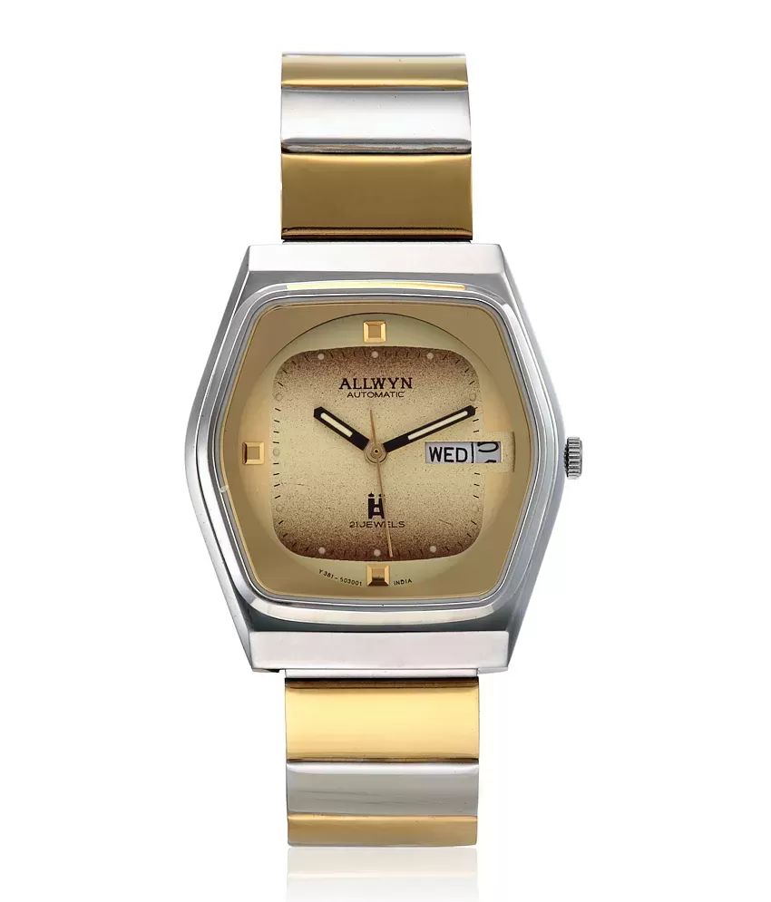 NOS Allwyn Automatic vintage Men's Watch*new old stock, day-date,Retro*  FedEx | eBay