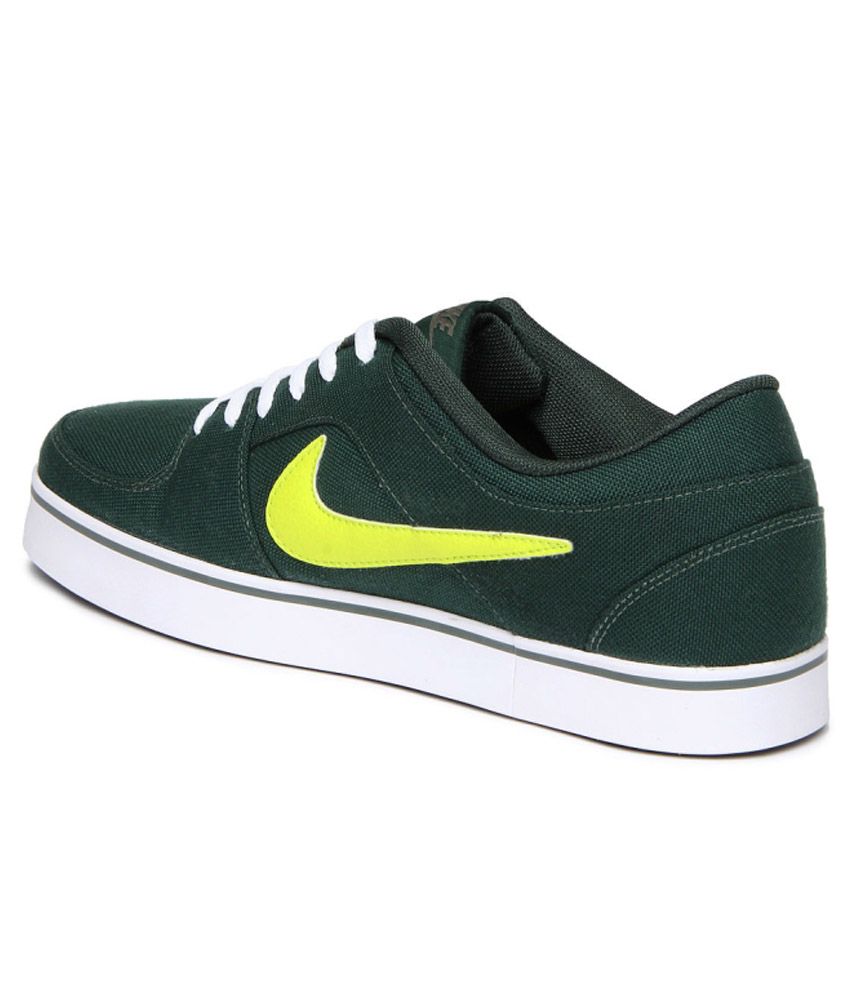 nike shoes color green