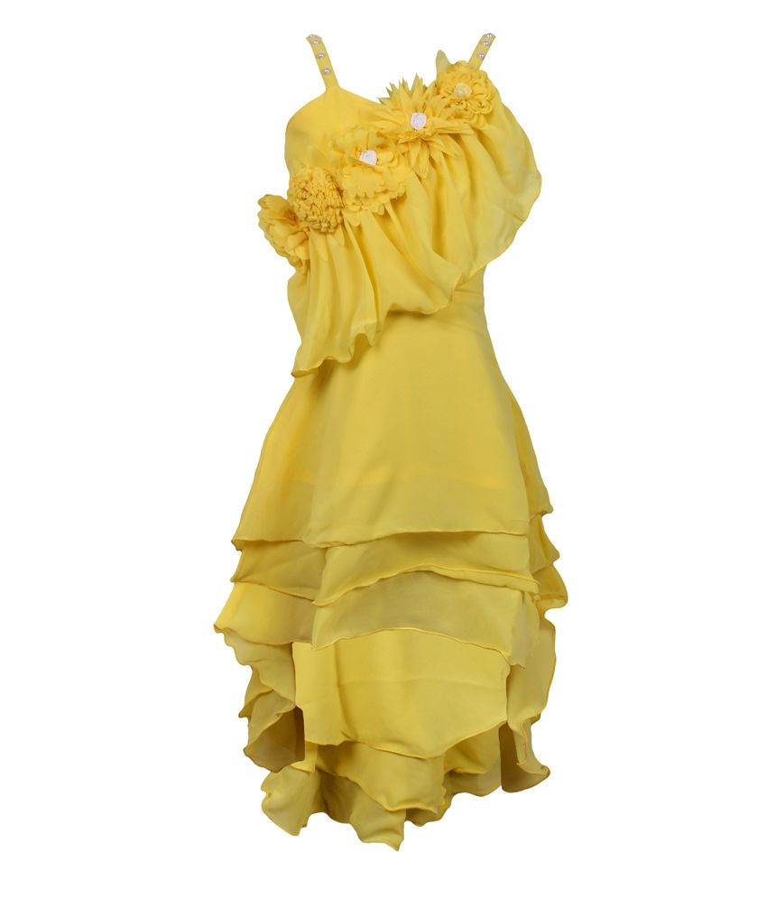 yellow party wear