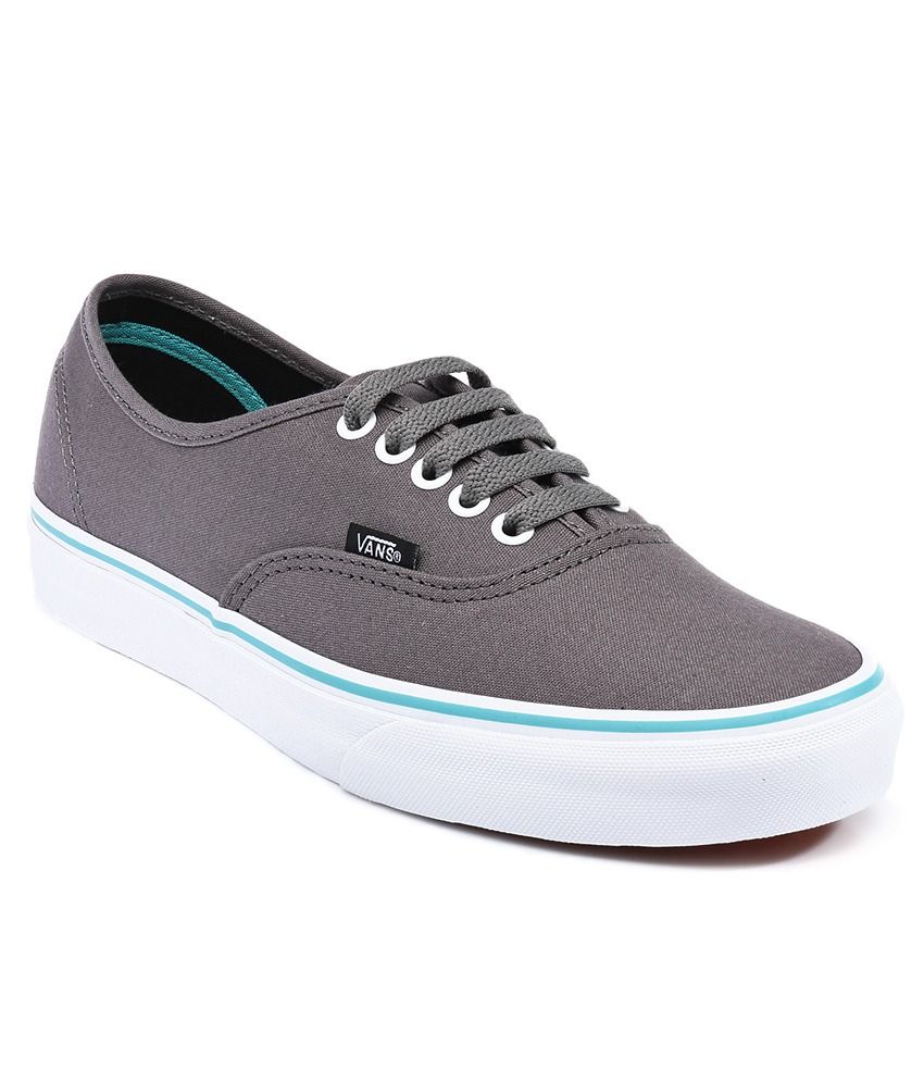vans grey canvas shoes