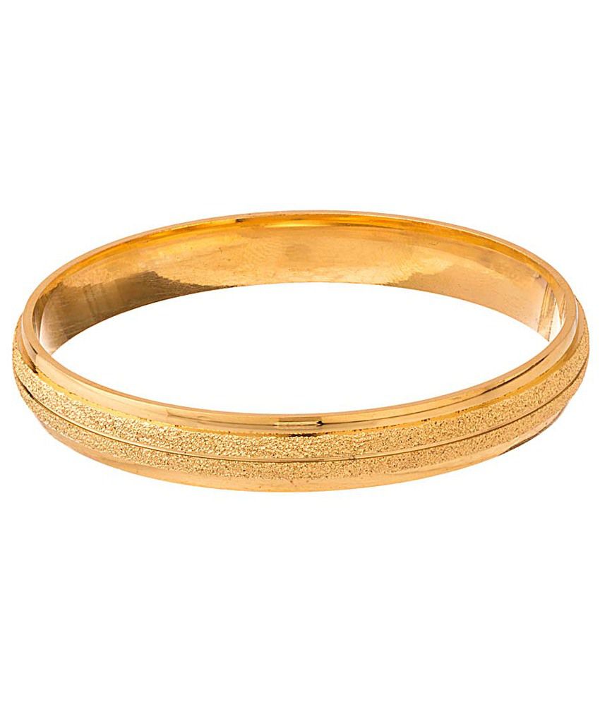 Voylla Gold Plated Sardar Kada For Men: Buy Online at Low Price in ...