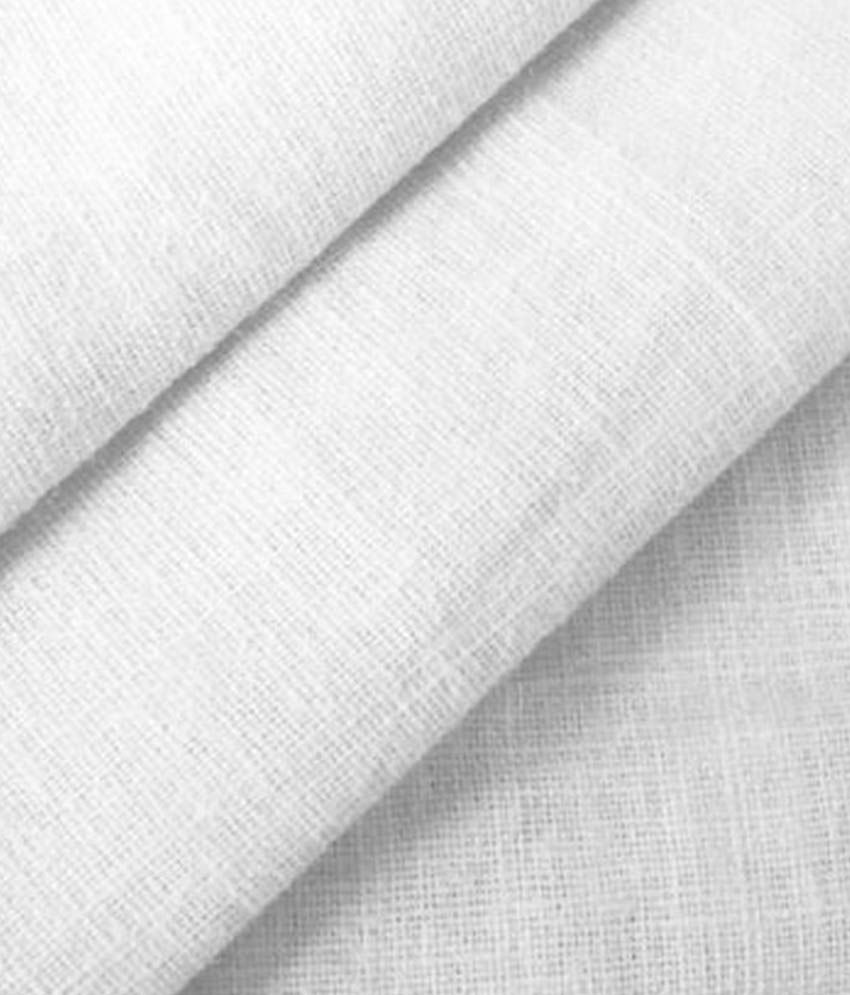 White Linen Fabric - Buy White Linen Fabric Online at Low Price in