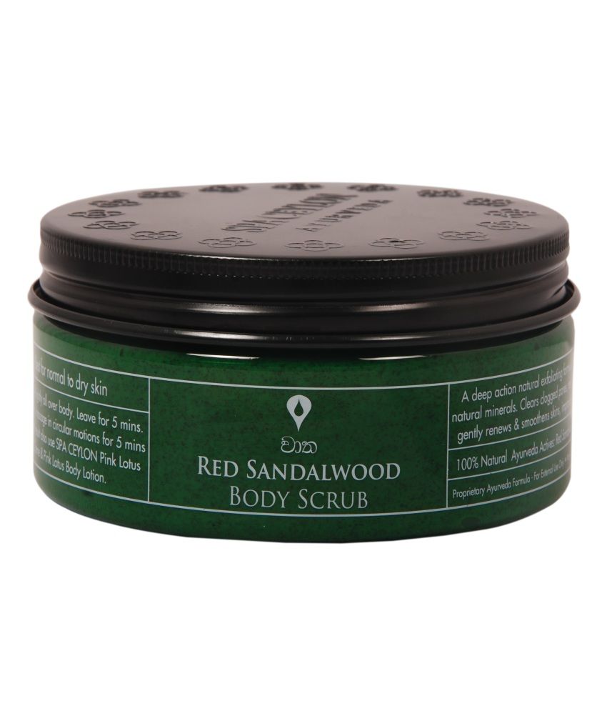 Spa Ceylon Luxury Ayurveda Red Sandalwood Body Scrub Buy Spa Ceylon