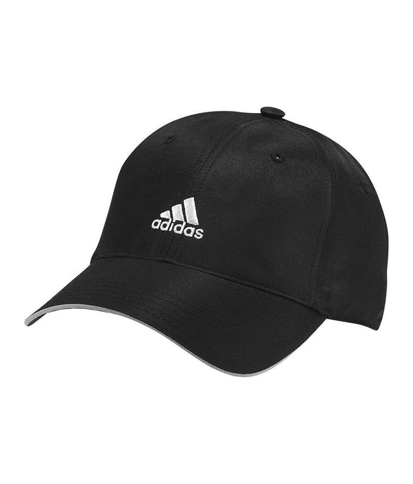 Adidas Black Cotton Summer Tennis Cap 