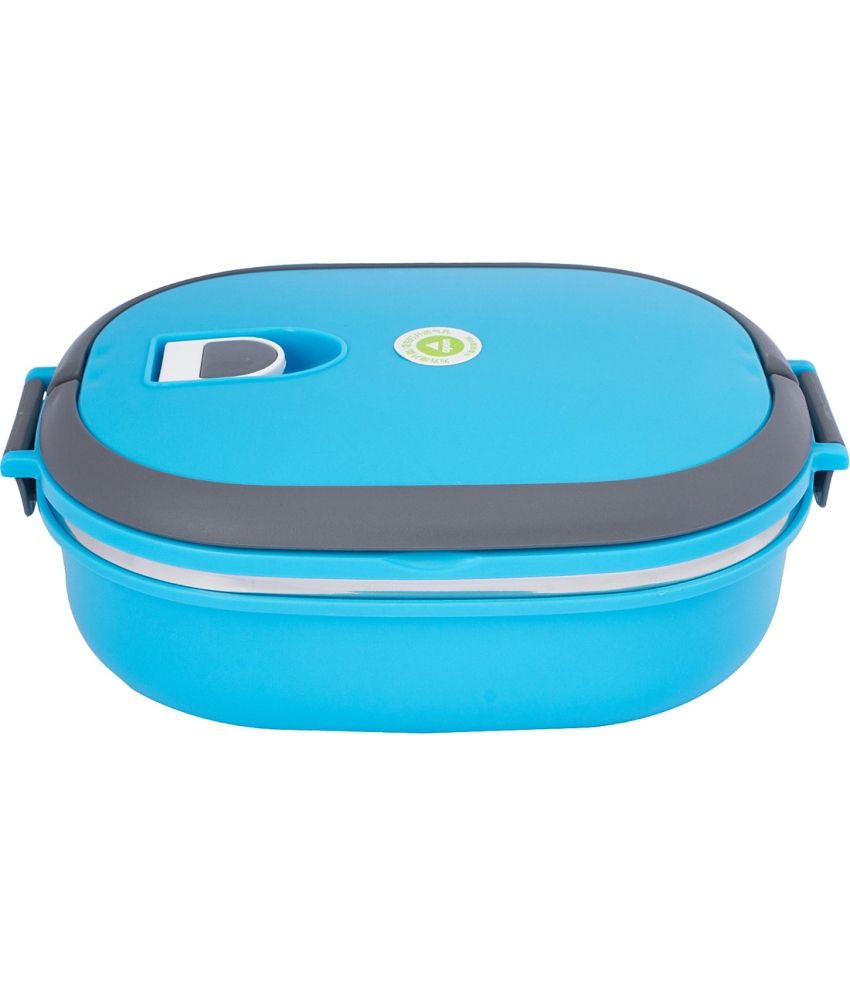 Homio Blue Stainless Steel Lunch Box: Buy Online at Best Price in India ...