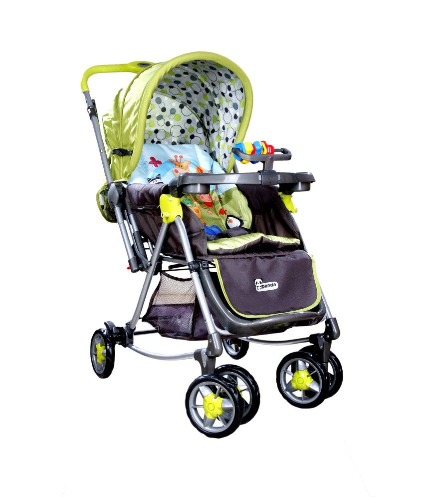 grey newborn pram