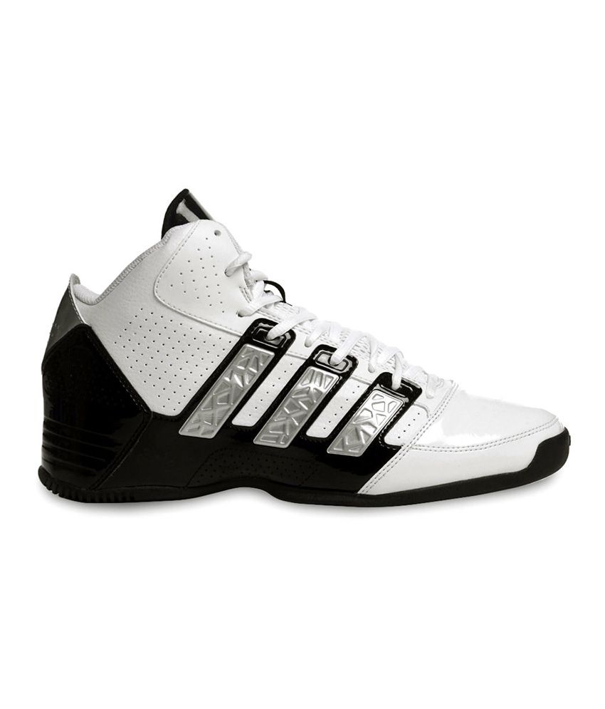 Adidas White Lace Basketball Sport Shoes - Buy Adidas White Lace ...