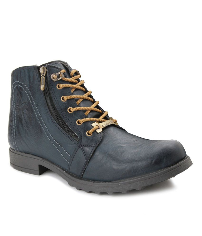 Andrew Scott Men Grey Boots - Buy Andrew Scott Men Grey Boots Online at ...