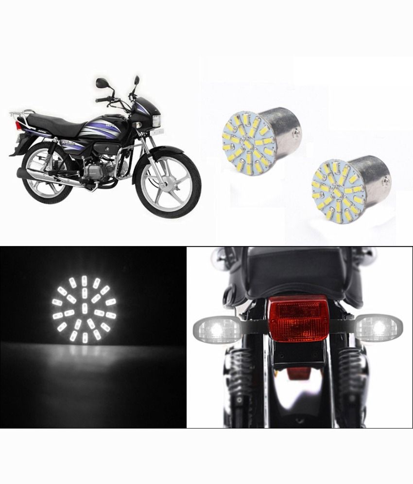 Speedwav Bike Turn Indicator Led Smd Bulb Set Of 2 White, Hero Splendor Plus Buy Speedwav Bike