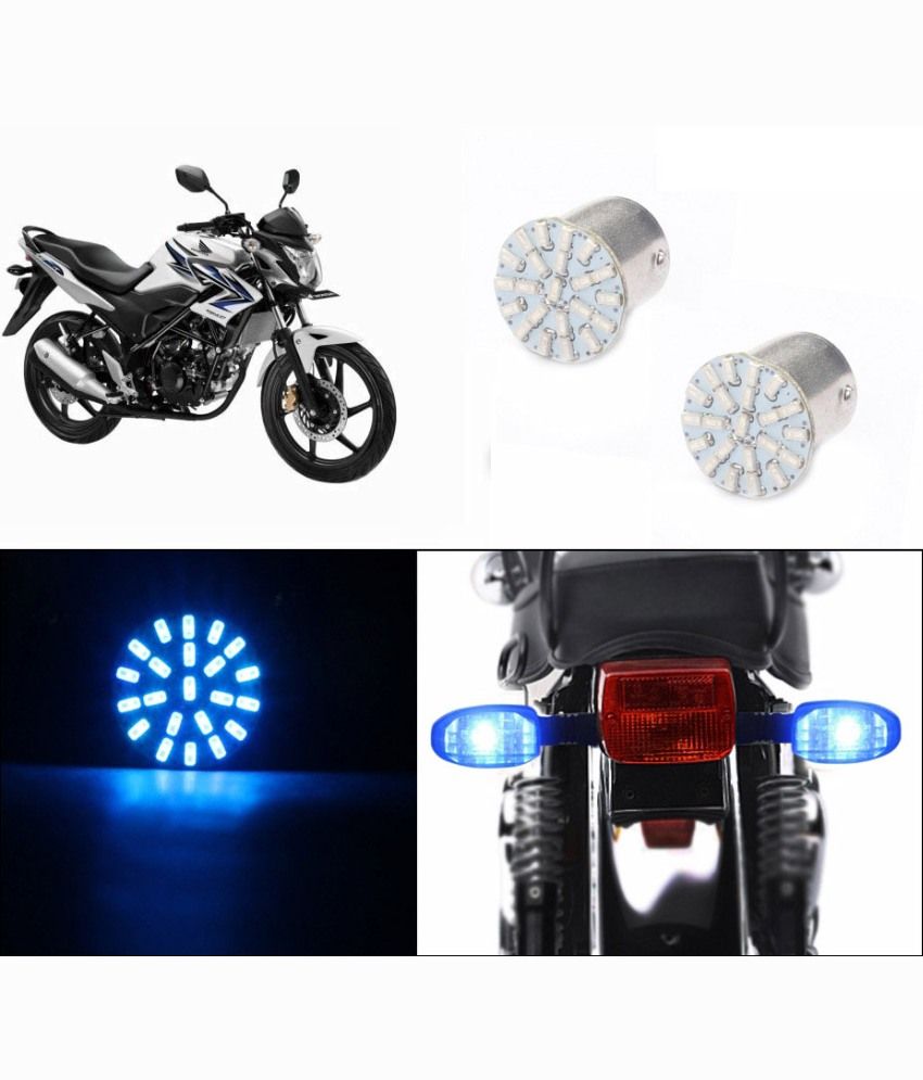 Speedwav Bike Turn Indicator Led Smd Bulb Set Of 2 Blue, Honda Trigger
