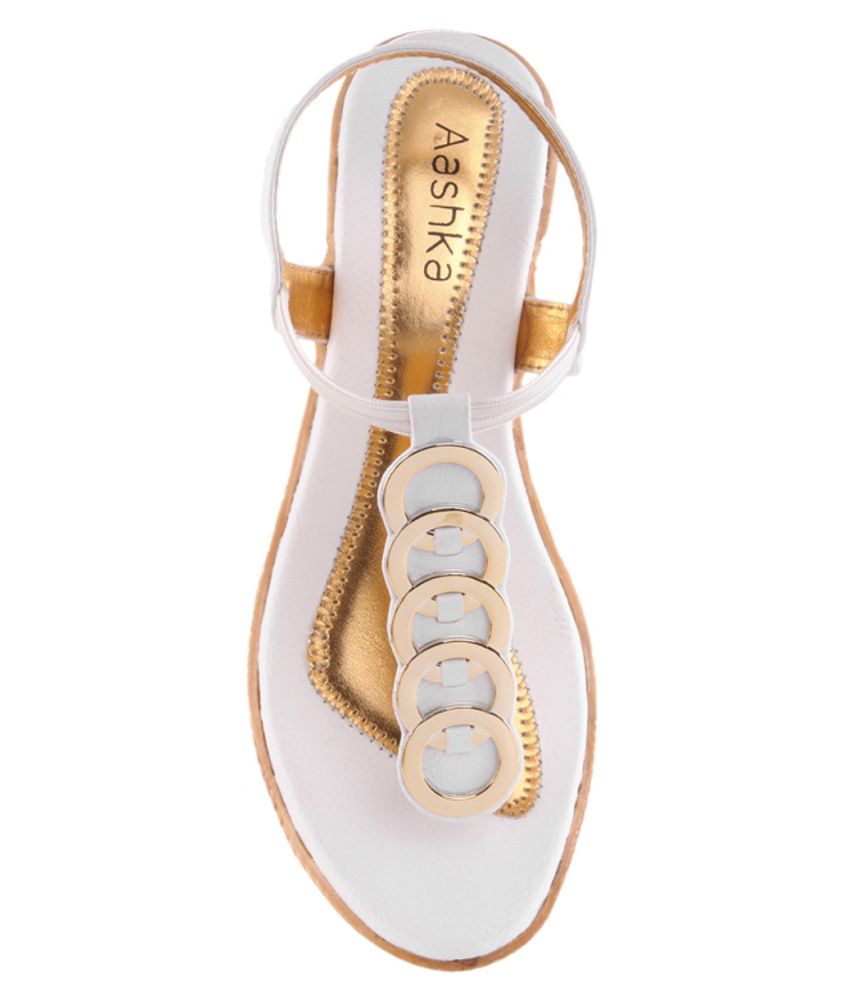 Shop White Strappy Casual Flat Sandals online. SheIn offers White Strappy Casual Flat Sandals 