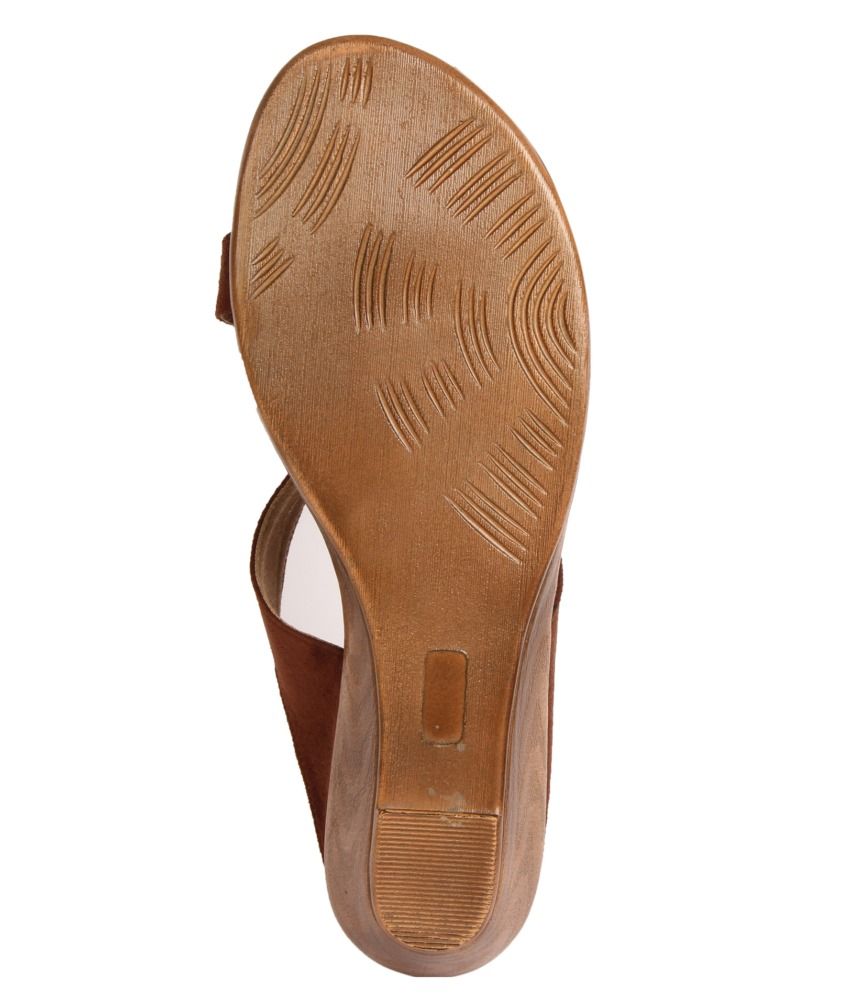 low brown wedges