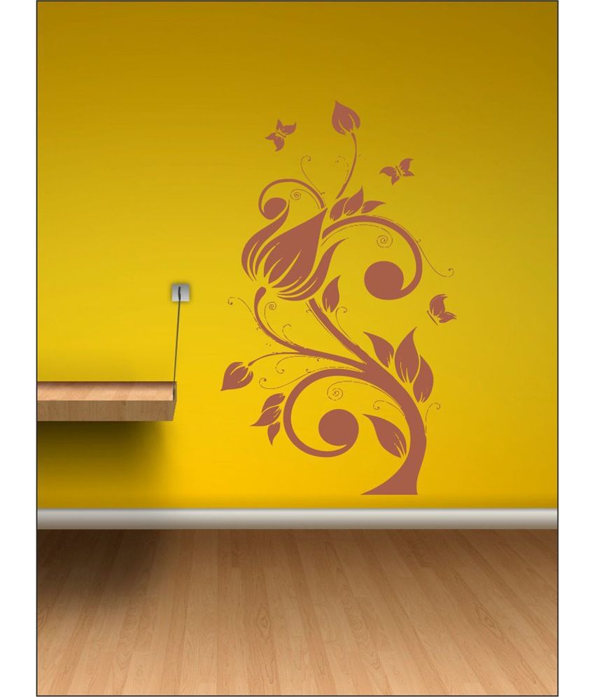 Wall1ders Butterfly Tree Brown Stickers Large Buy Wall1ders