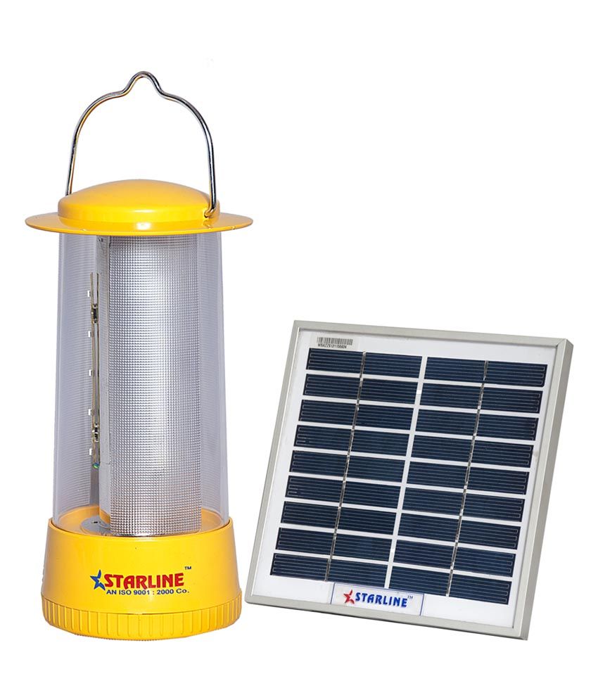 Starline Rechargeable Solar LED Emeregency Light Solar Emergency Light