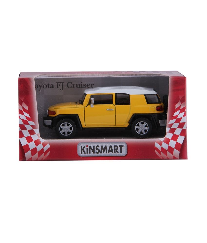 Kinsmart Die-Cast Metal Toyota FJ Cruiser Yellow - Buy Kinsmart Die ...