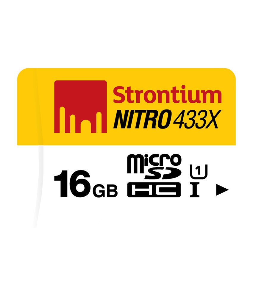 Strontium 16 GB Nitro 433X (65MB/S) Memory Card