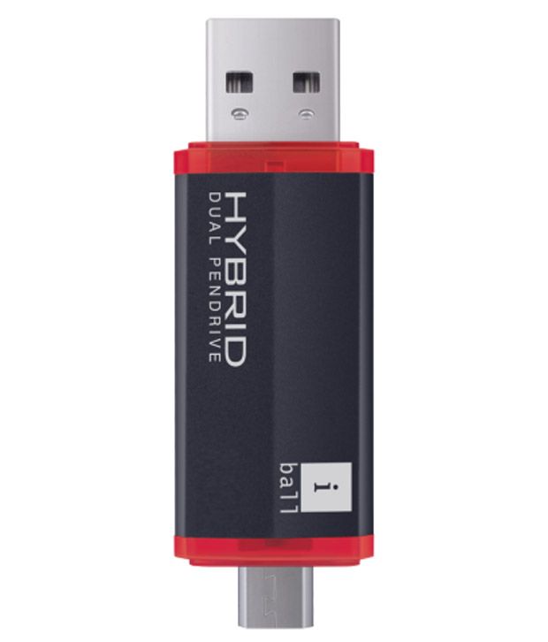     			Iball Hybrid 16 Gb Utility Pendrive (red & Black)