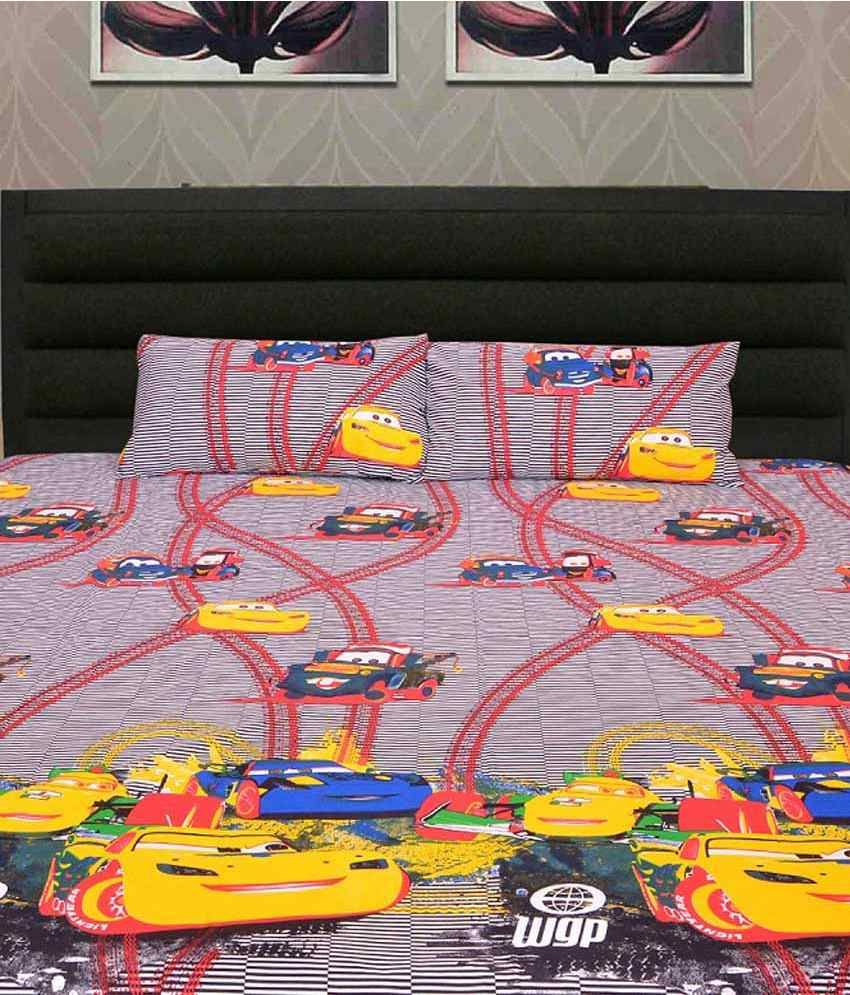 car print bed sheet