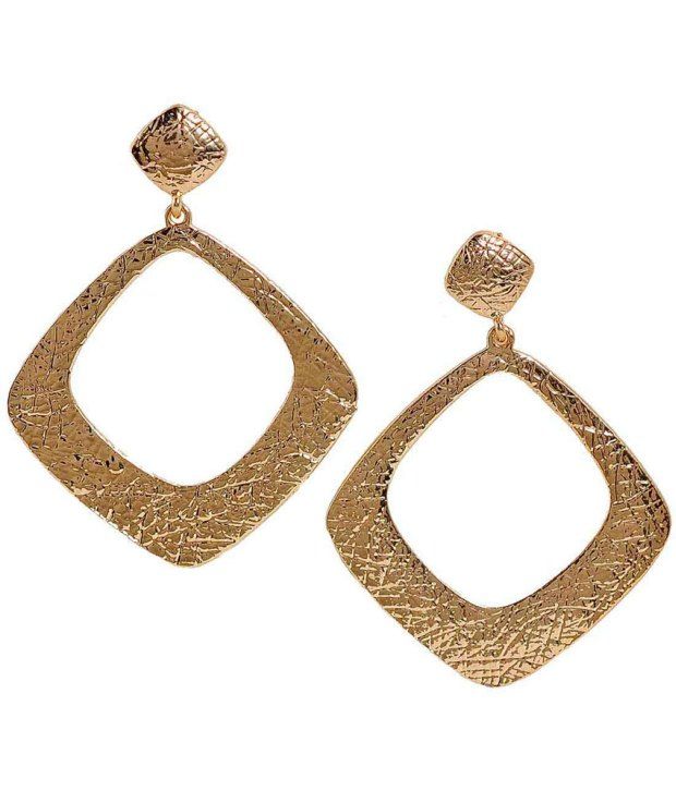 golden colour earrings online