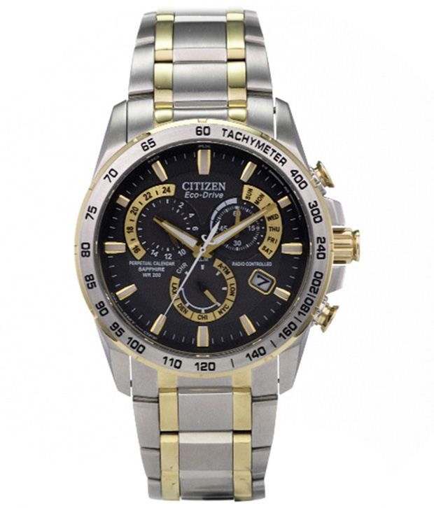 citizen watch silver and gold