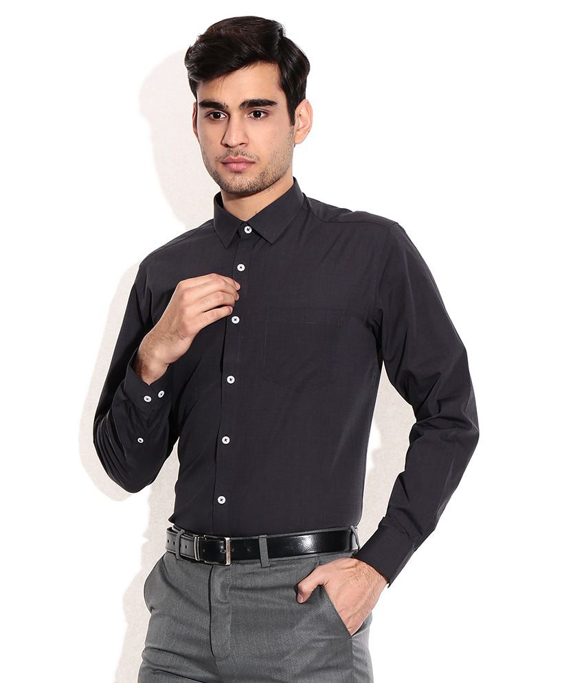 Stop By Shoppers Stop Mens Slim Fit Formal Shirt - Buy Stop By Shoppers ...