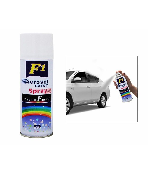 Spedy F1 Car Touchup Spray Paint 450ml White Maruti Swift Dzire New