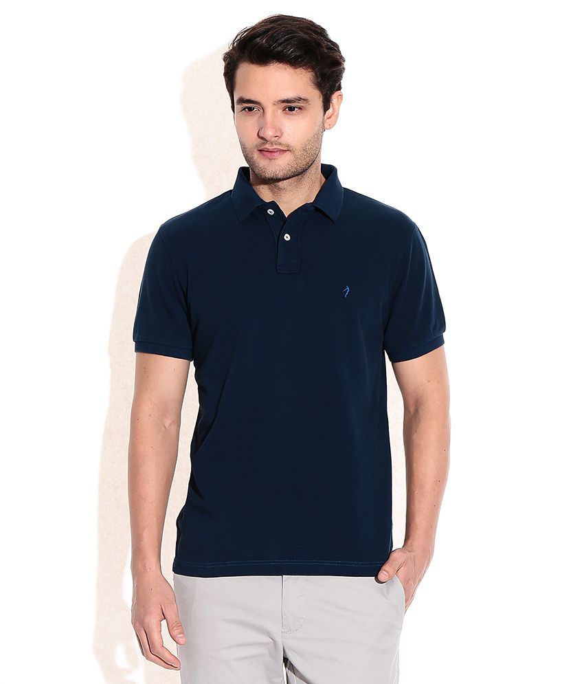 Indian Terrain Navy Polo T-Shirt - Buy Indian Terrain Navy Polo T-Shirt ...