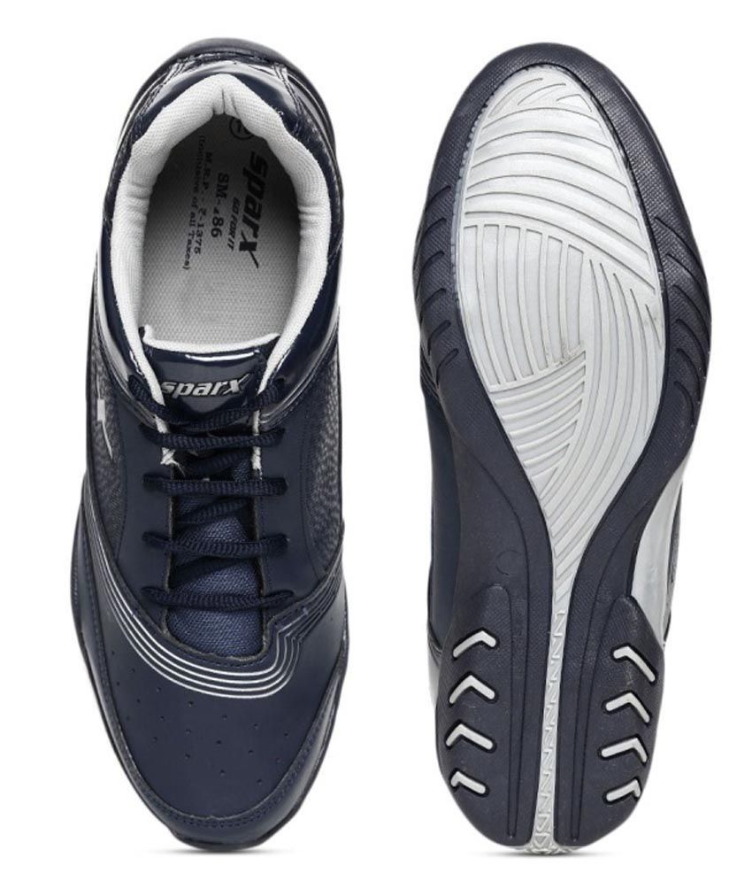 Sparx Blue Rubber Lifestyle Shoes - Buy Sparx Blue Rubber Lifestyle ...