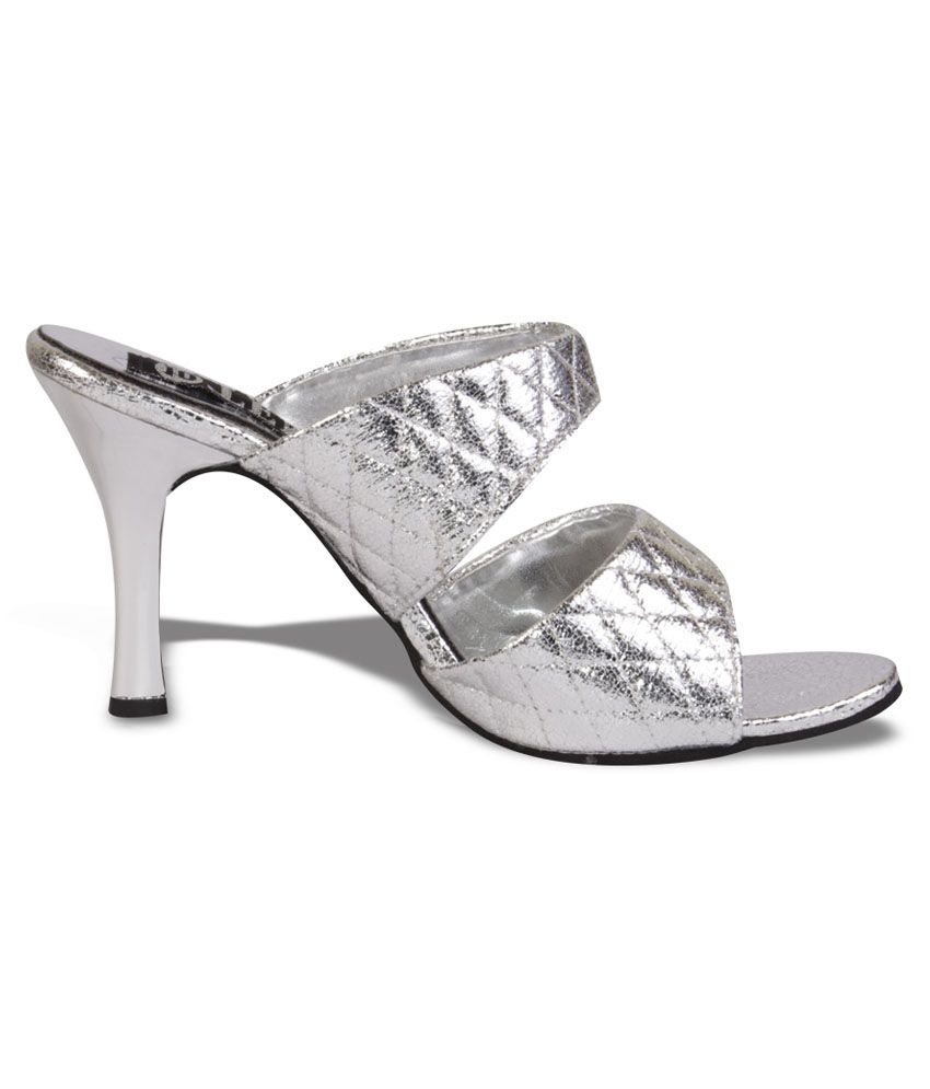 Ten Silver Heeled Slippers Price in India- Buy Ten Silver Heeled ...