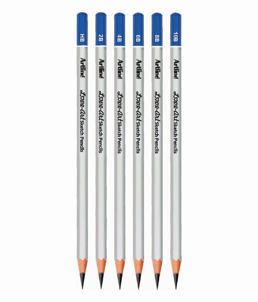 Artline Sketch Pencils Pack Of 6: Buy Online at Best Price in India