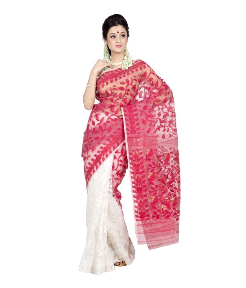 cotton printed sari