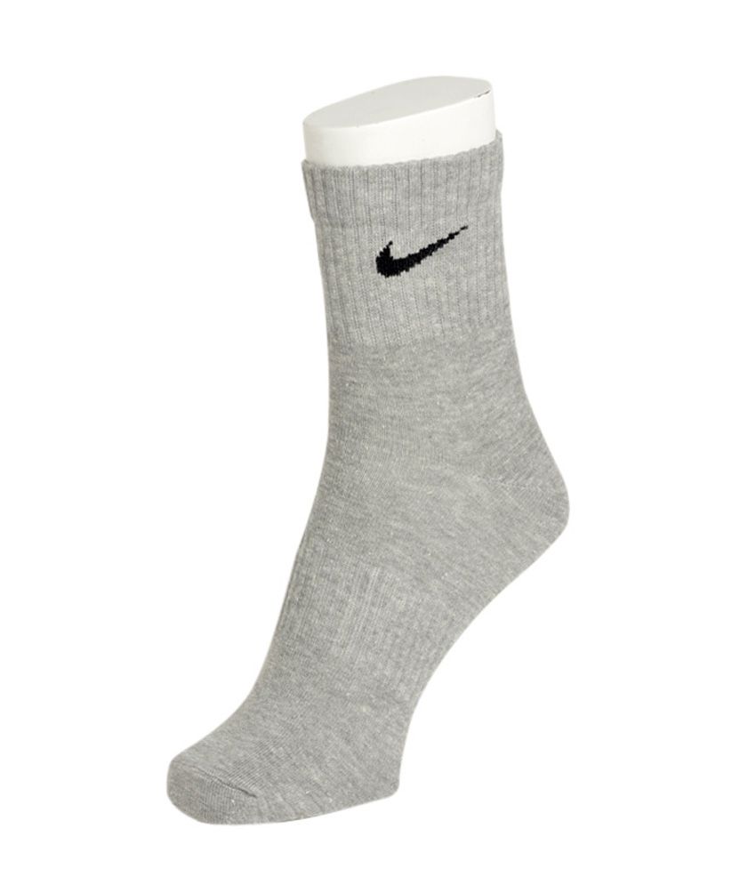 nike grey socks mens