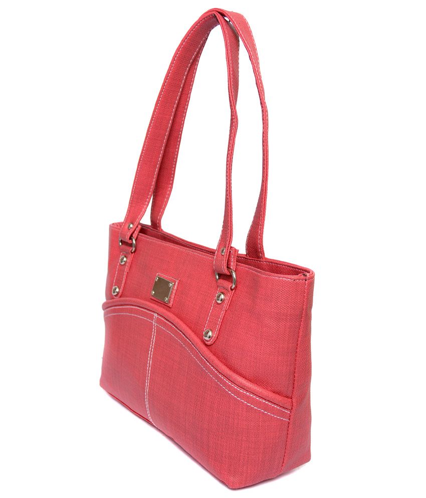 peach shoulder bag