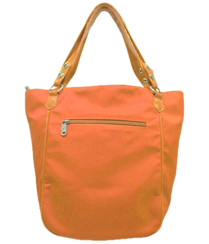 Jinu JINUA8114a Orange Satchel Bags - Buy Jinu JINUA8114a Orange ...