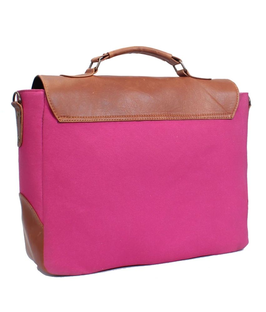 Brune Pink Messenger Bag Buy Brune Pink Messenger Bag Online at Low