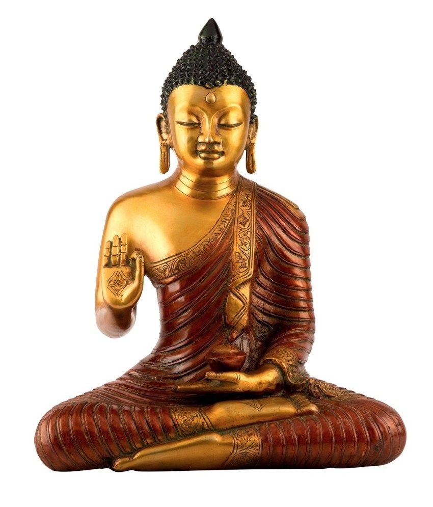 Collectible India Brass Buddha Idol: Buy Collectible India Brass Buddha ...