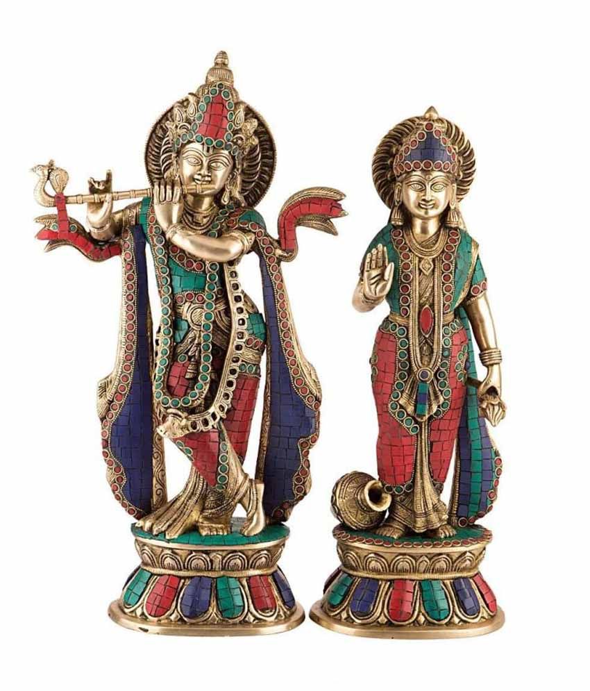 Collectible India Brass Krishna Idol: Buy Collectible India Brass