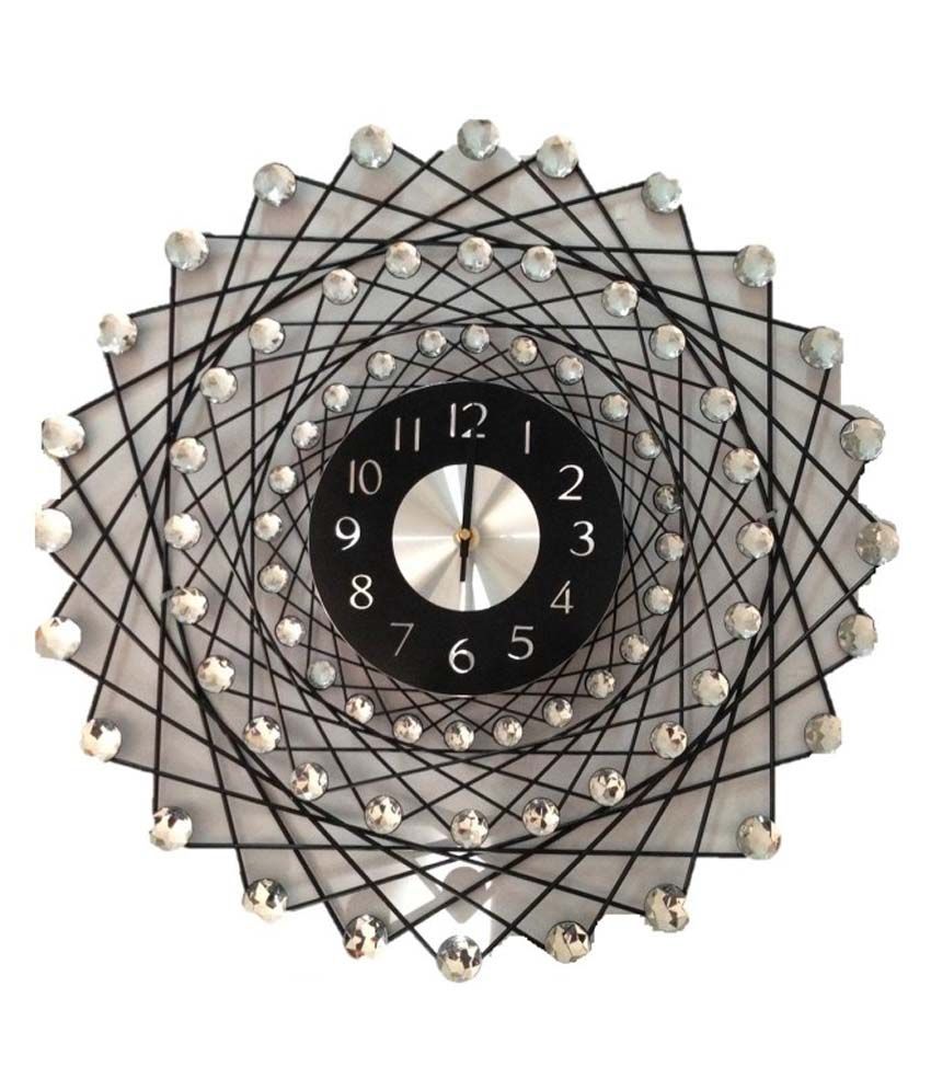 Imex Decor Black Resin Wall Clocks Buy Imex Decor Black Resin Wall